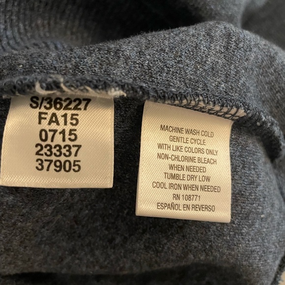 Tasso Elba men’s large pullover. Blue color - Picture 4 of 4